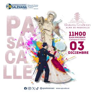 Afiche del evento Quiteña Tradición; Alma de Pasacalle